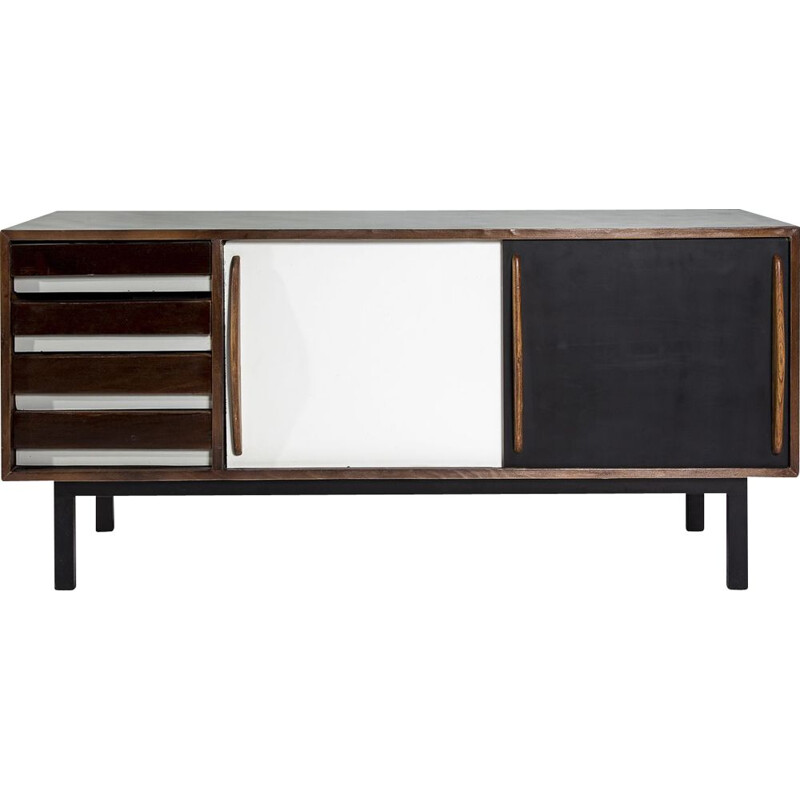 Vintage Cansado sideboard in ash by Charlotte Perriand for Steph Simon, 1950