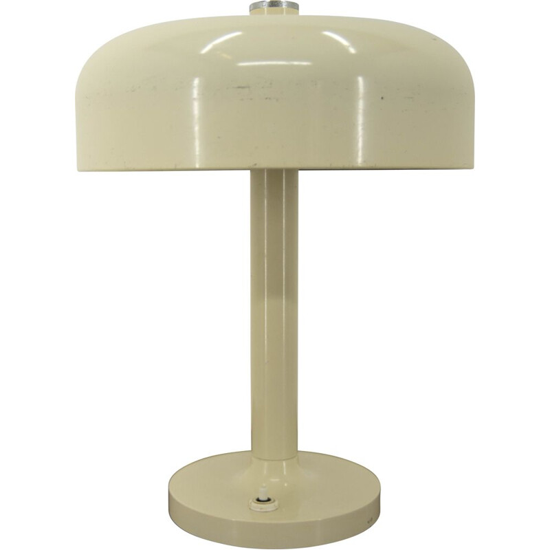 Lampe de table vintage blanche par Napako, 1970