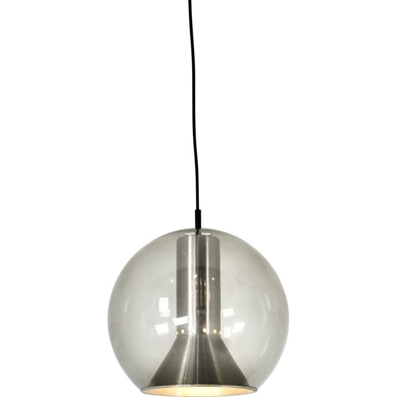 Suspension vintage en globe de Frank Ligtelijn pour Raak, 1960