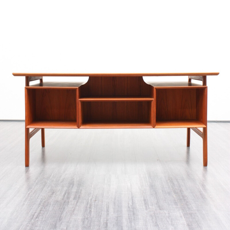 Jun Omann "No.75" teak desk, Gunni OMANN - 1960s