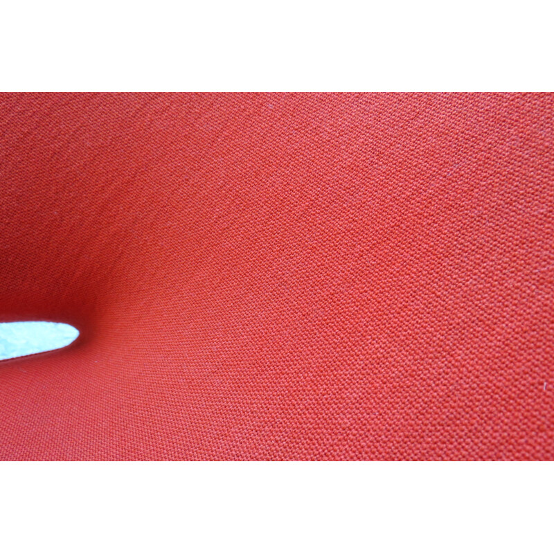 Red Artifort "Cleopatra" meridian in fabric, Geoffrey HARCOURT - 1970s
