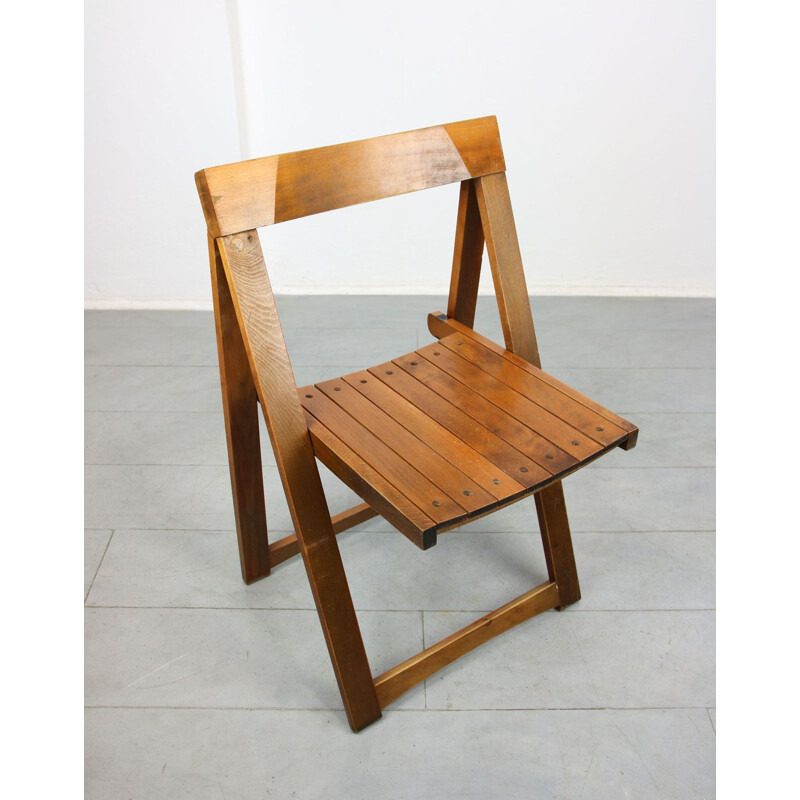 Cadeira dobrável Trieste vintage por Aldo Jacober
