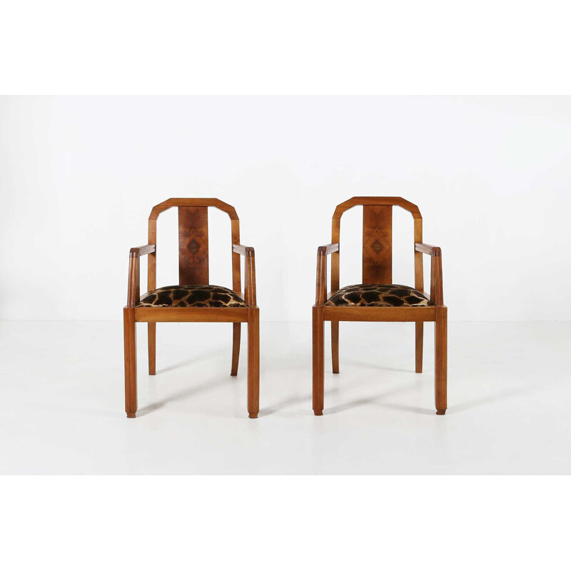 Pair of vintage chairs, Art Deco 1930