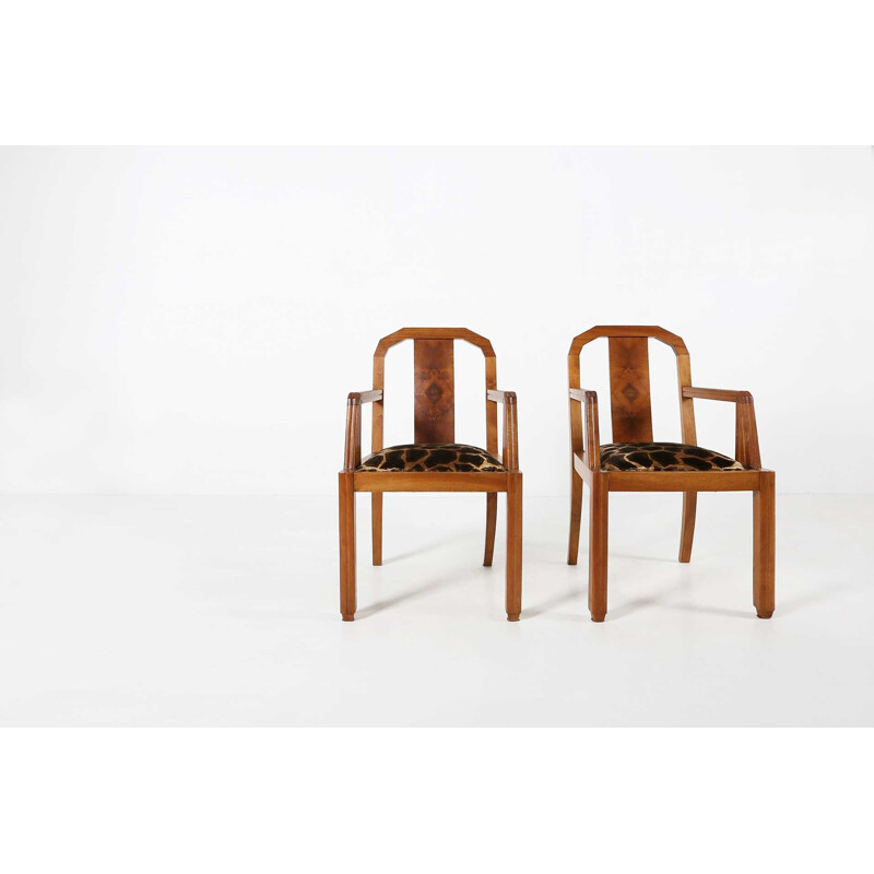 Pair of vintage chairs, Art Deco 1930