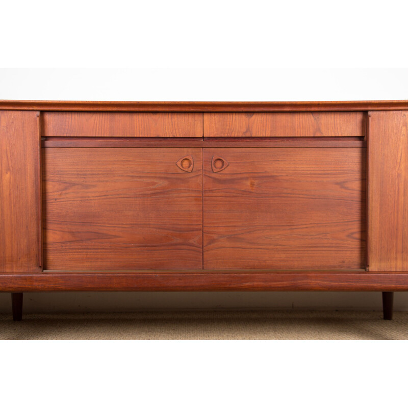 Vintage teak sideboard by Clausen & Son for Silkeborg, Denmark 1960