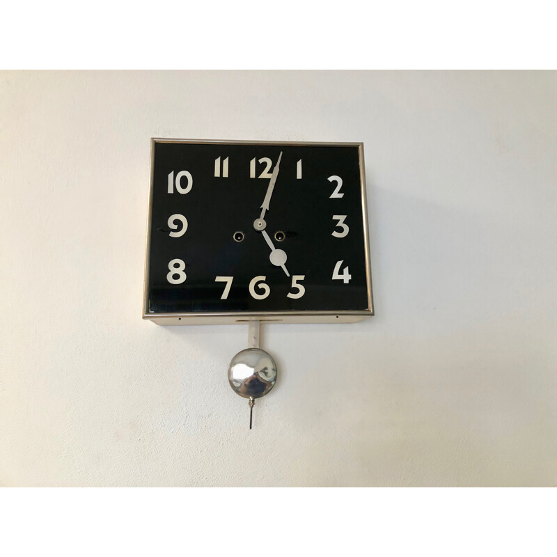 Vintage wall clock by Kienzle, Czechoslovakia