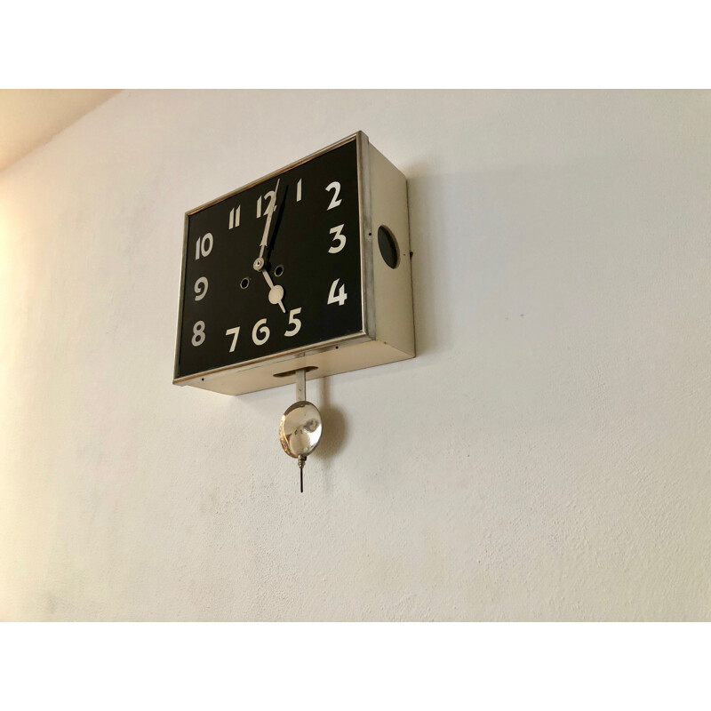 Orologio da parete vintage di Kienzle, Cecoslovacchia