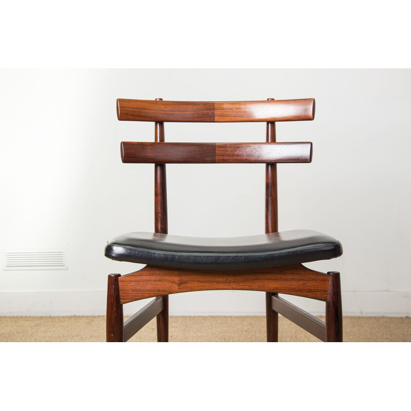 Set of 4 vintage rosewood chairs model 30 by Poul Hundevad for Hundevad & Co, Denmark 1960