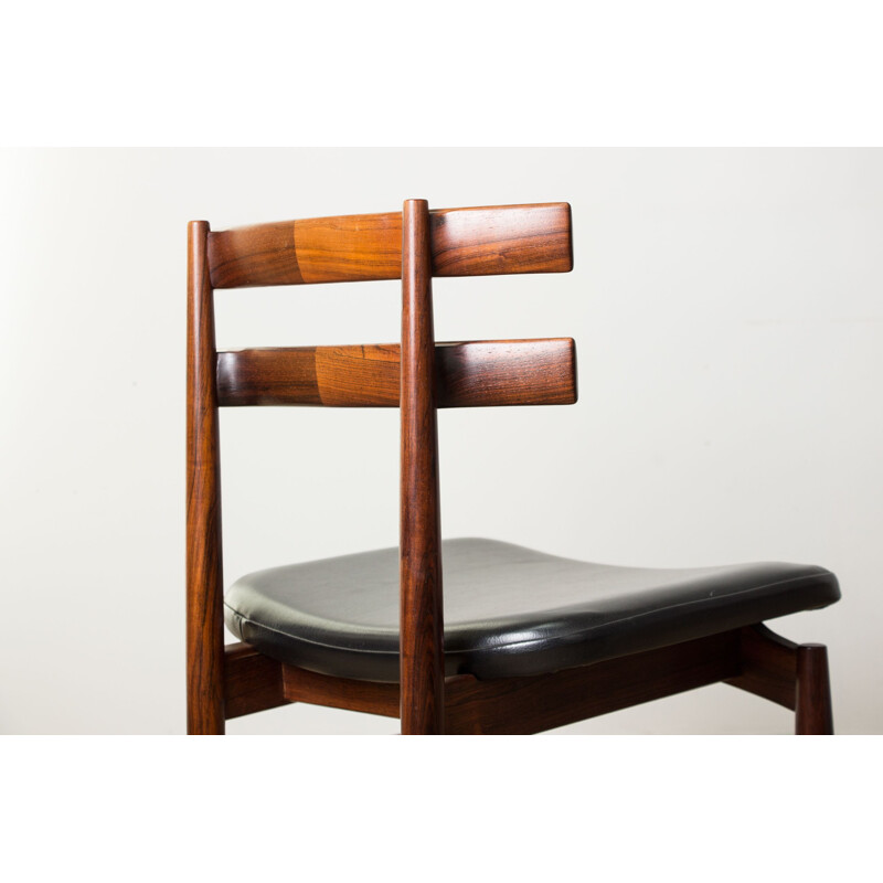 Set of 4 vintage rosewood chairs model 30 by Poul Hundevad for Hundevad & Co, Denmark 1960