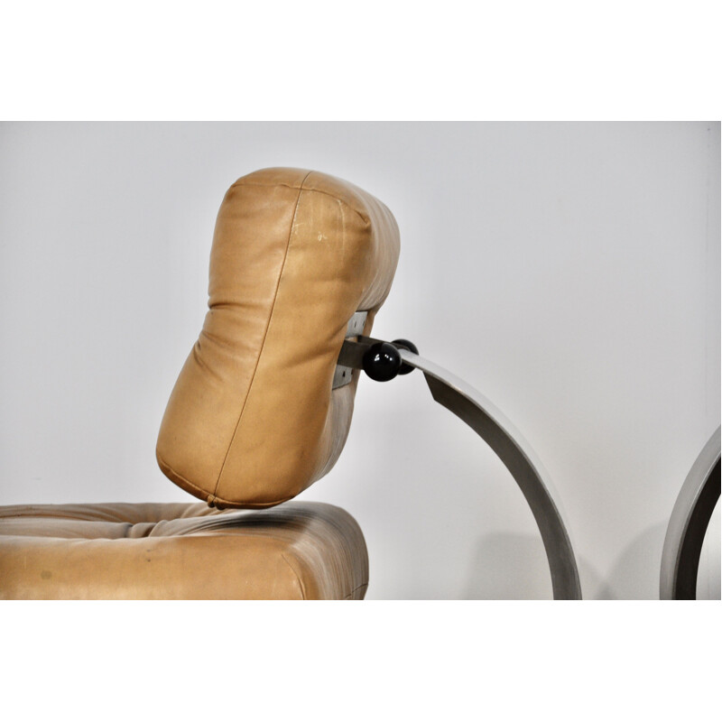 Paire de fauteuils lounge vintage d'Oscar Niemeyer, 1970