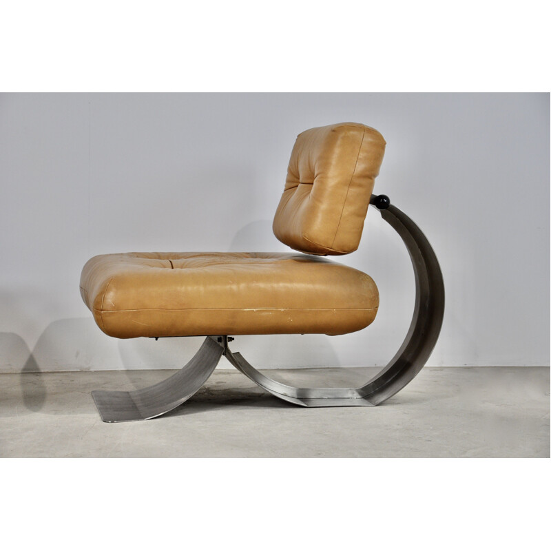 Paire de fauteuils lounge vintage d'Oscar Niemeyer, 1970