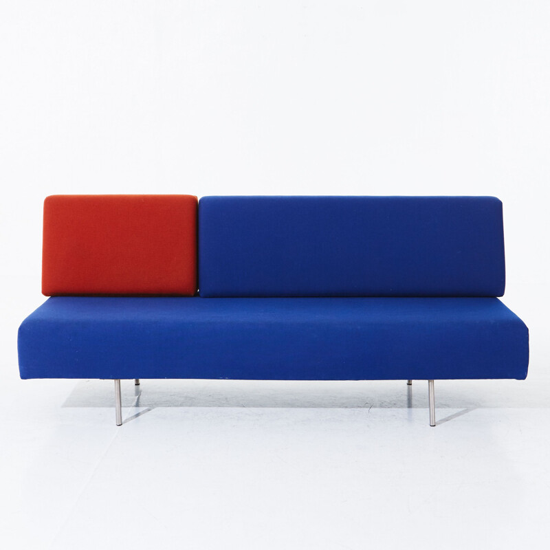 Vintage 169 blue and red sofa by Kho Liang Le for Artifort, 1958