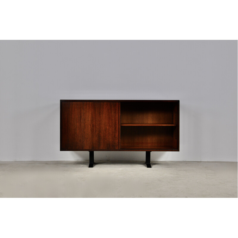 Vintage SE3 sideboard with two sliding doors by Osvaldo Borsani for Tecno, Italy 1962