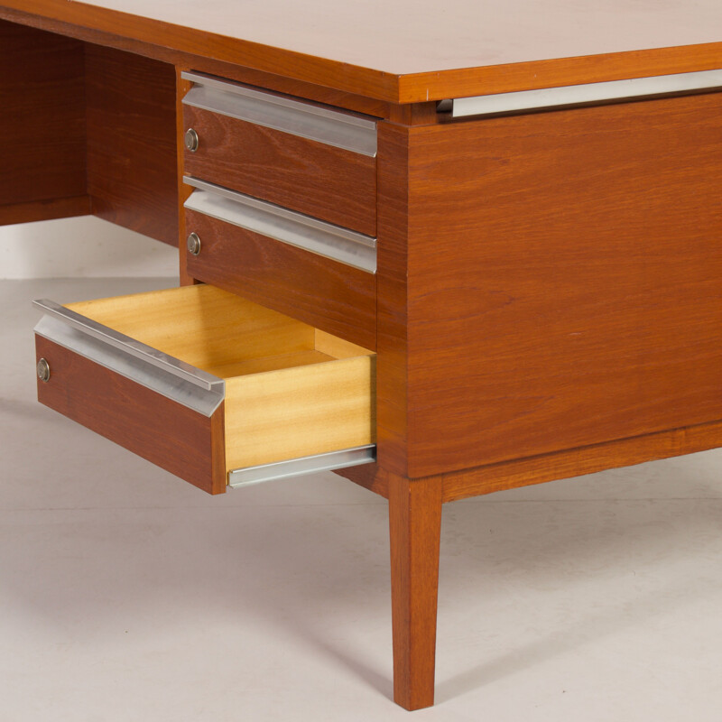 Vintage mahogany desk, 1970