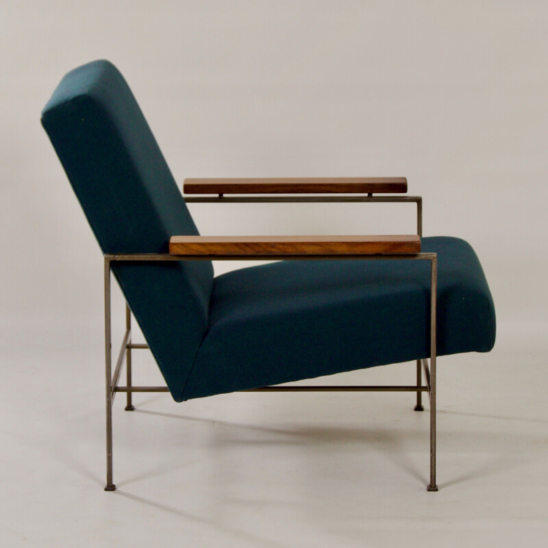 Vintage coromandelhouten fauteuil van Gelderland Design Team voor Gelderland, 1950