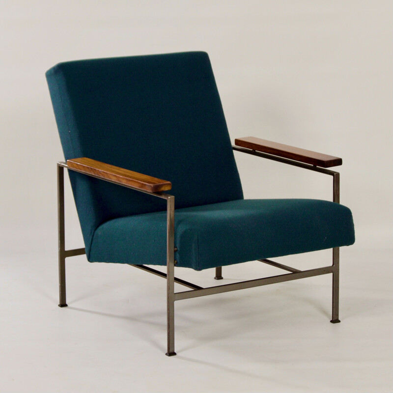 Vintage coromandel wood armchair by Gelderland Design Team for Gelderland, 1950