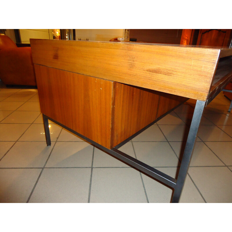 Rosewood french desk, Joseph André MOTTE - 1960s