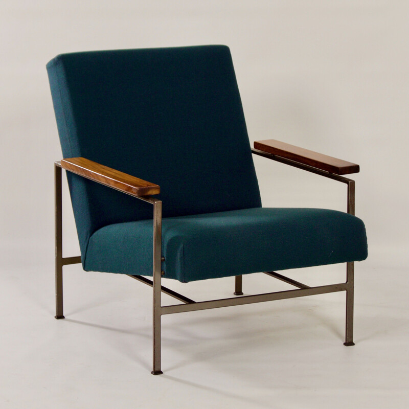 Vintage coromandel wood armchair by Gelderland Design Team for Gelderland, 1950