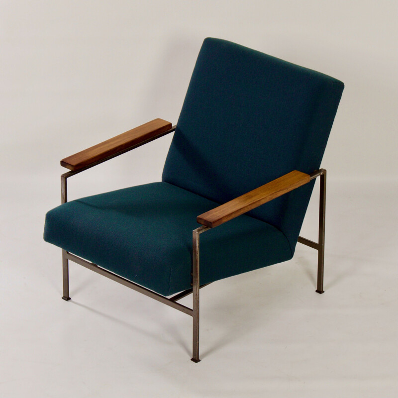 Vintage coromandel wood armchair by Gelderland Design Team for Gelderland, 1950