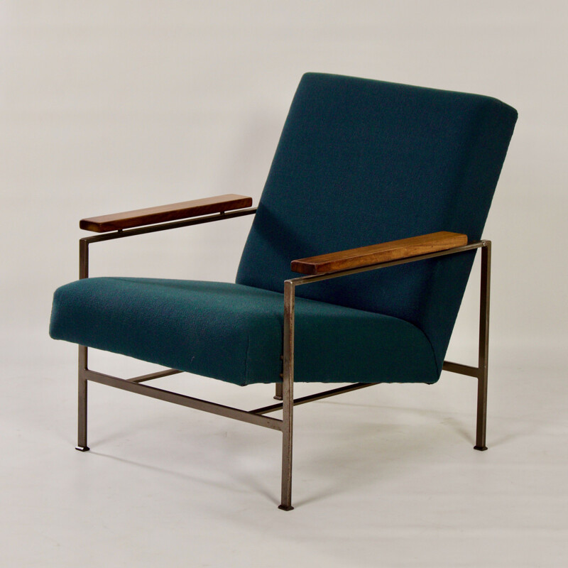 Vintage coromandel wood armchair by Gelderland Design Team for Gelderland, 1950