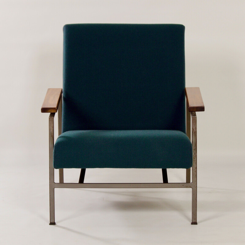 Vintage coromandel wood armchair by Gelderland Design Team for Gelderland, 1950