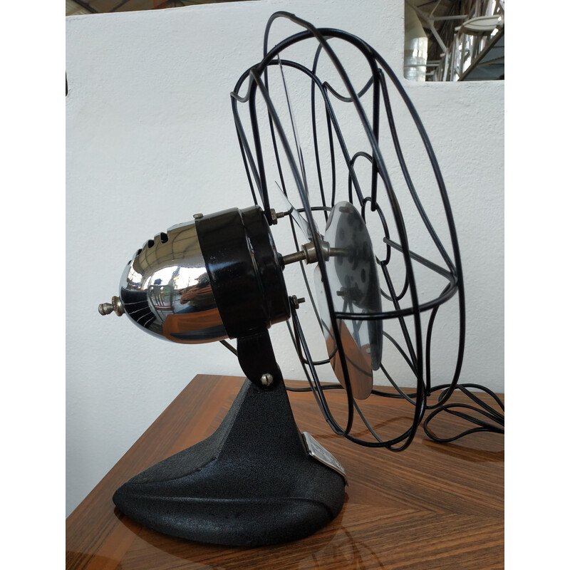 Vintage industrial Eskimo fan from Bersted Mfg. Co, USA 1950