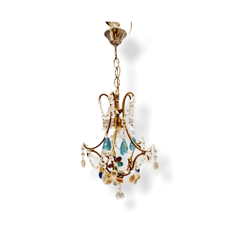 Mid century Murano glass chandelier, 1950