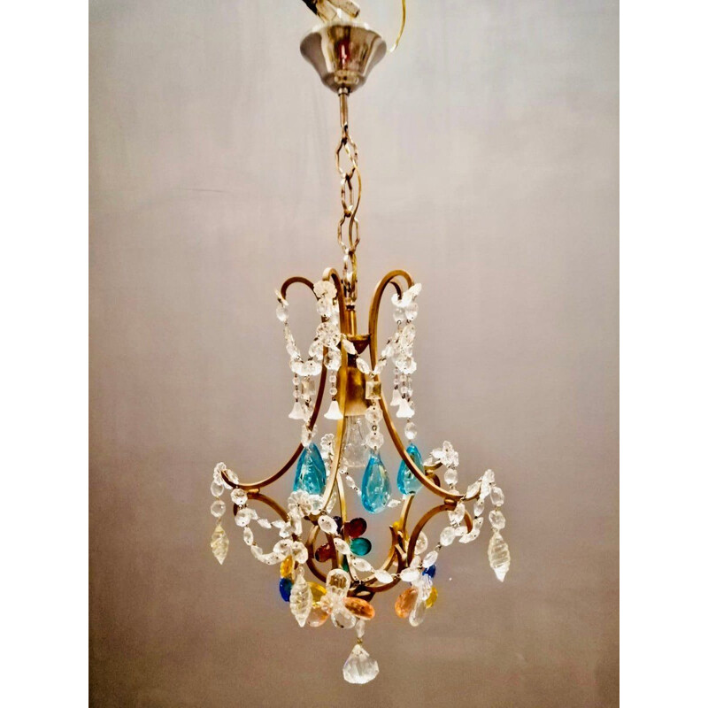 Mid century Murano glass chandelier, 1950
