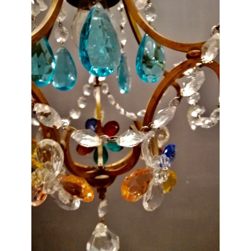 Mid century Murano glass chandelier, 1950