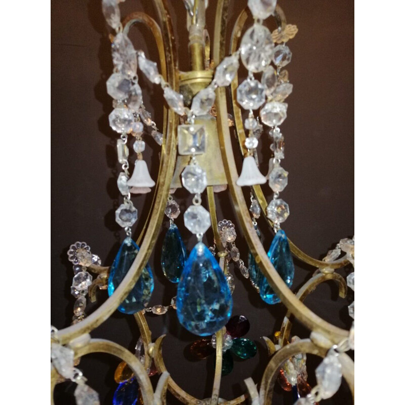 Mid century Murano glass chandelier, 1950