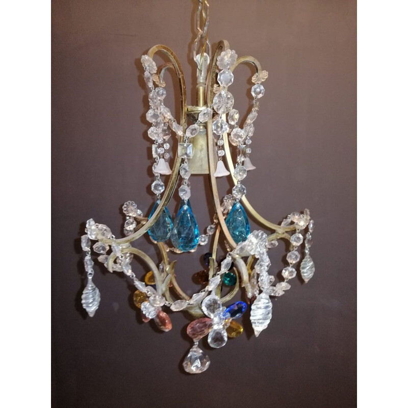 Mid century Murano glass chandelier, 1950
