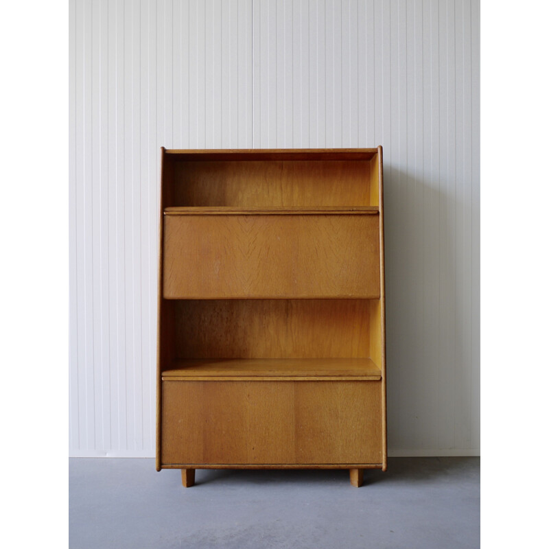 Oakwood vintage secretary by Cees Braakman for UMS Pastoe, 1950