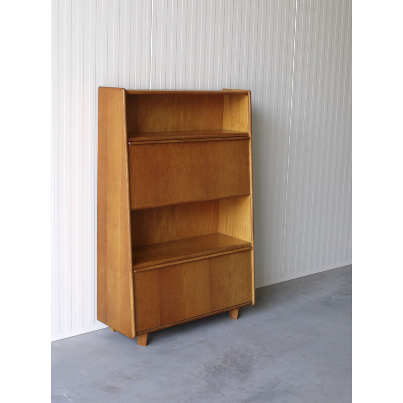 Oakwood vintage secretary by Cees Braakman for UMS Pastoe, 1950