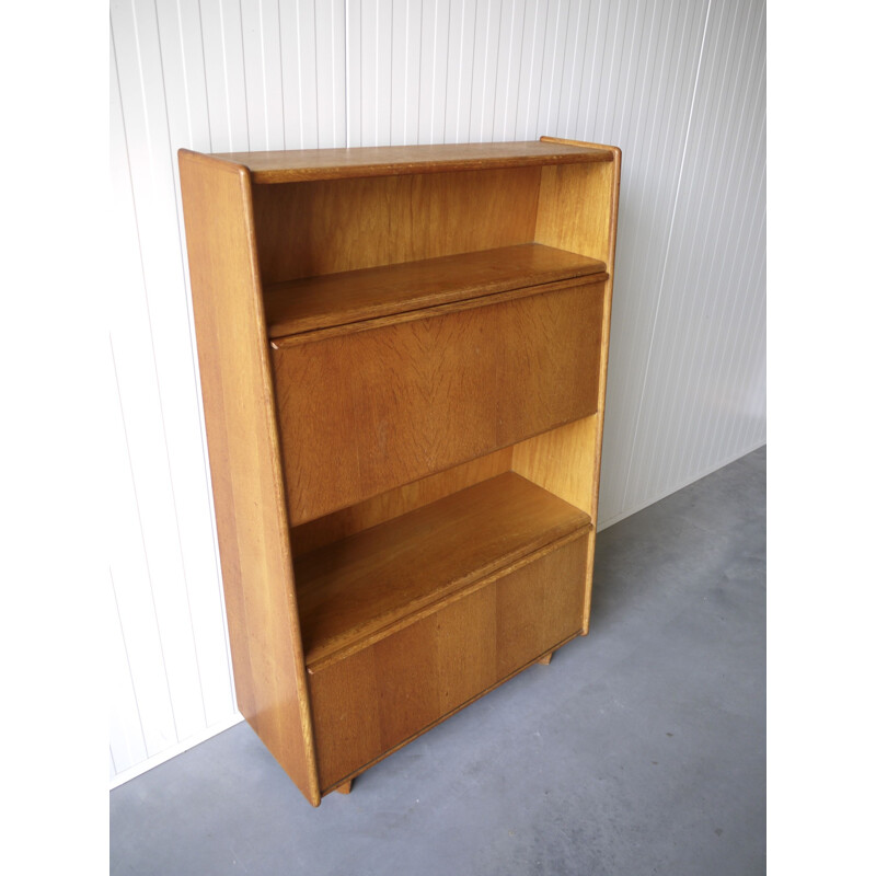 Oakwood vintage secretary by Cees Braakman for UMS Pastoe, 1950