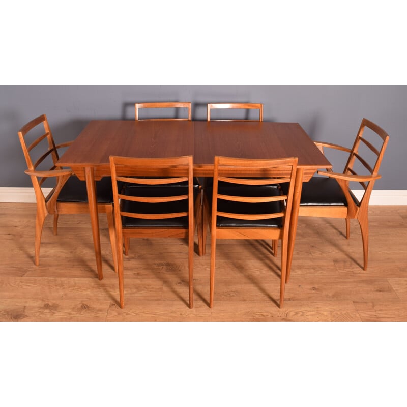 Vintage teak meal set by Mcintosh, 1960s