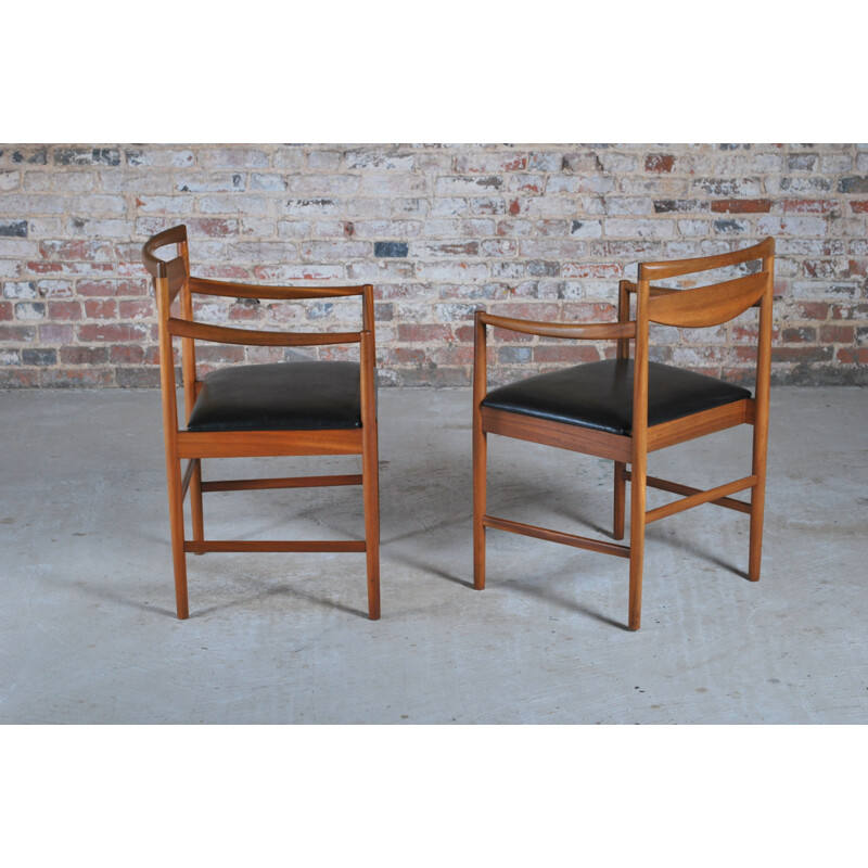 Set of 6 vintage teak chairs by McIntosh, British 1960