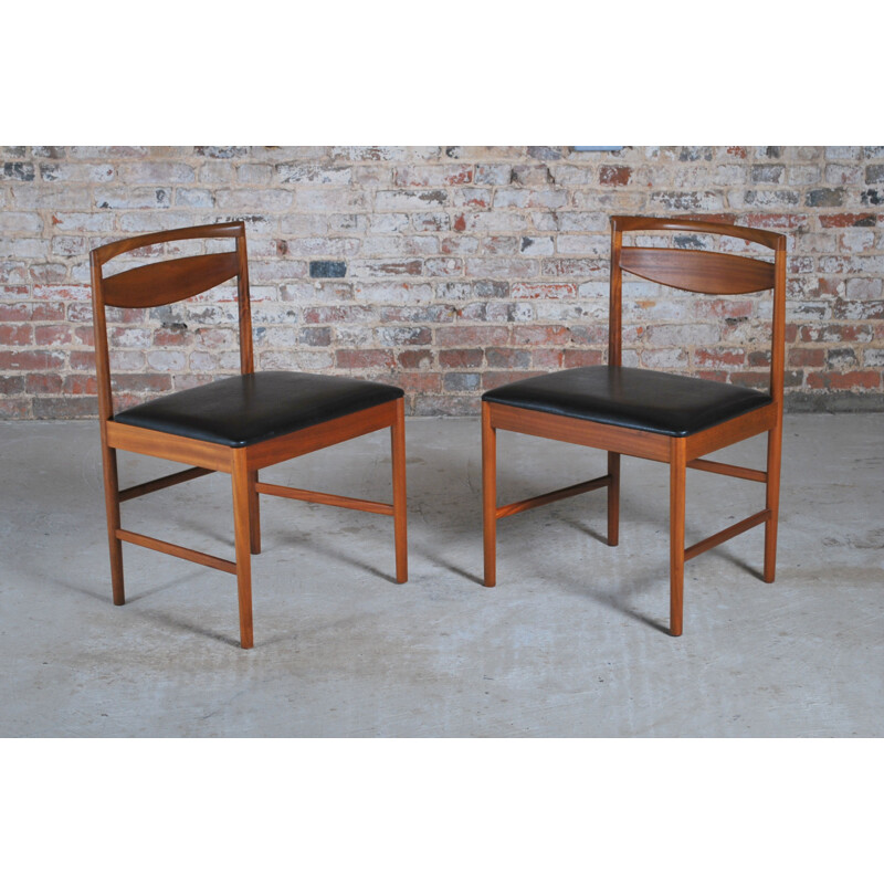 Set of 6 vintage teak chairs by McIntosh, British 1960