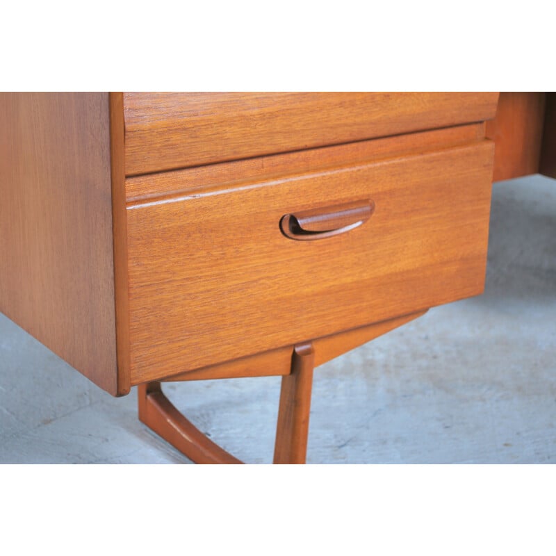 Vintage teak dressing table by William Lawrence for Nottingham, England 1960