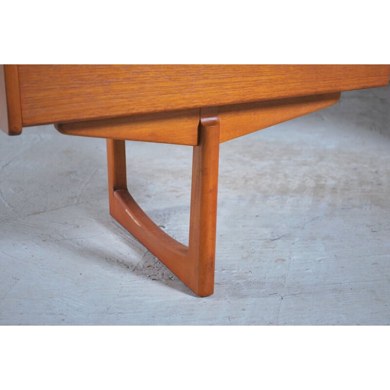 Vintage teak dressing table by William Lawrence for Nottingham, England 1960