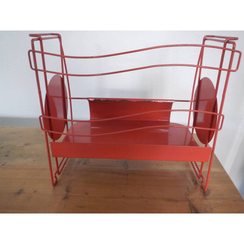 Vintage Coca-Cola magazine rack