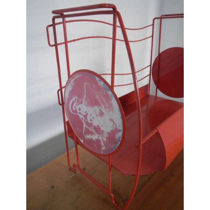 Vintage Coca-Cola magazine rack