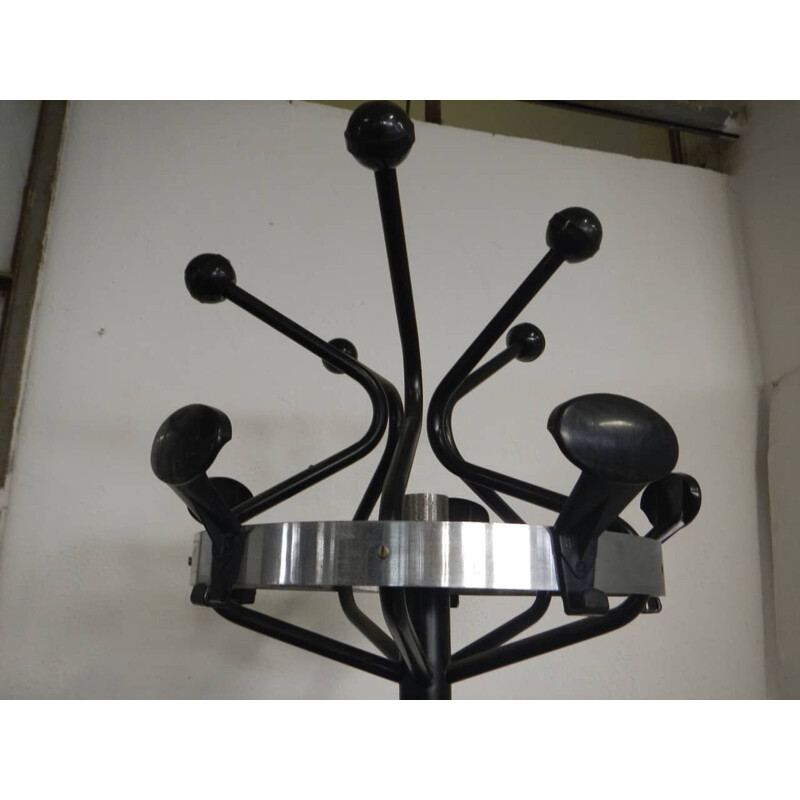 Vintage iron coat rack