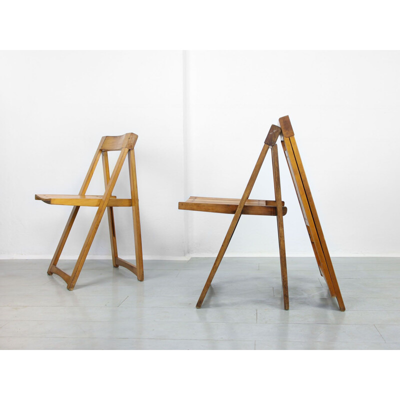 Vintage folding chair Trieste by Aldo Jacober