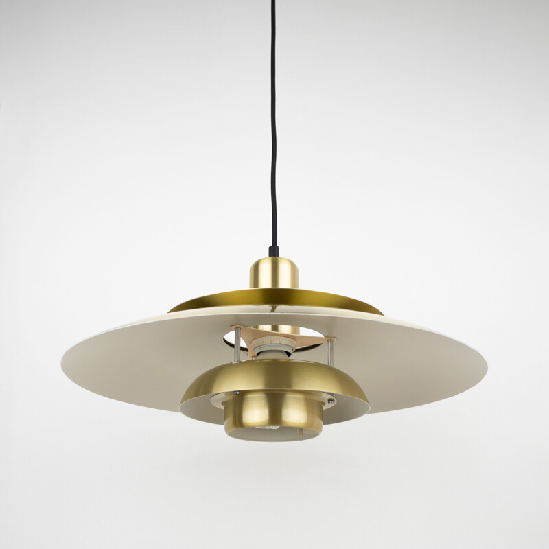 Vintage pendant lamp by Bent Nordsted for Lyskaer, Danish 1970