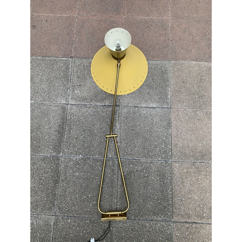 Vintage dubbelarmige wandlamp van René Mathieu, 1950