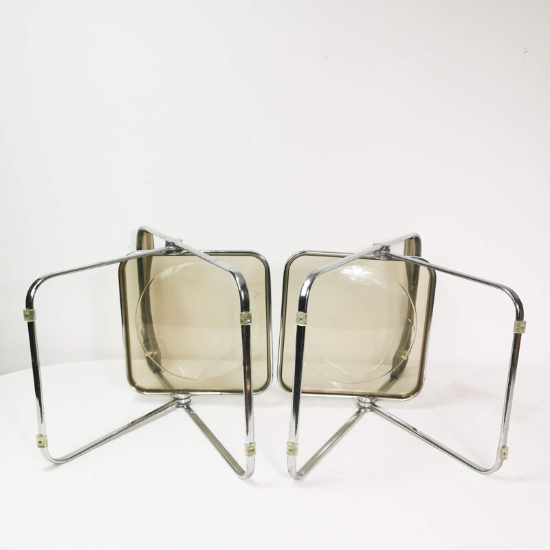 Paire de chaises vintage de G. Piretti pour Castelli, Italie 1960