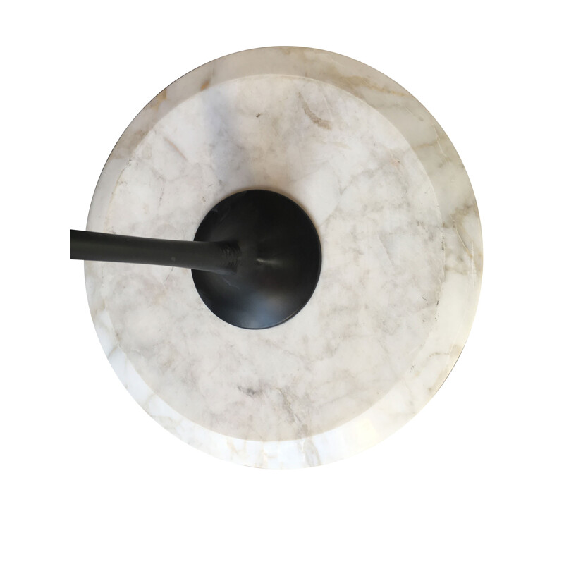 Round Knoll table in Italian Calacatta marble, Eero SAARINEN - 1970s