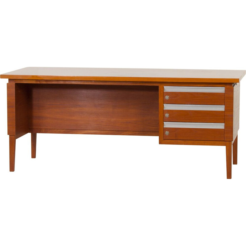 Vintage mahogany desk, 1970