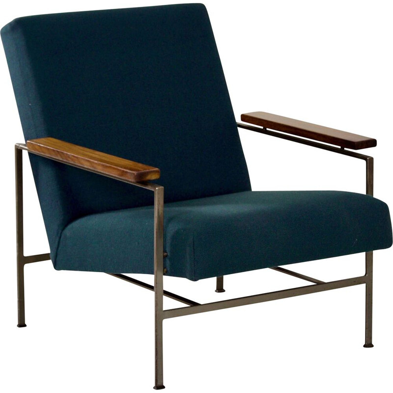 Vintage coromandel wood armchair by Gelderland Design Team for Gelderland, 1950