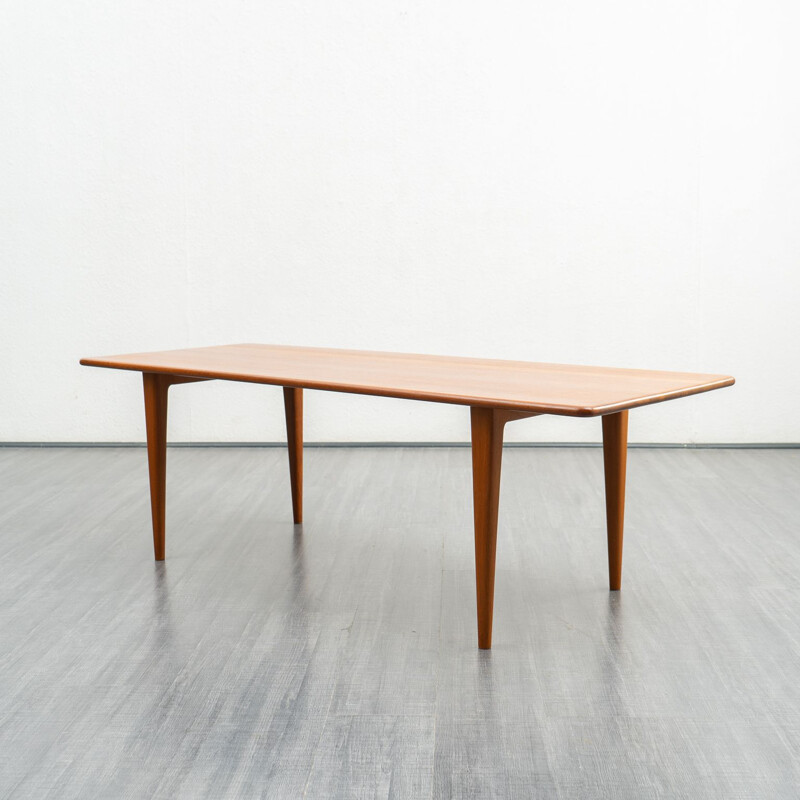 Vintage teak coffee table, Scandinavian style, 1960s